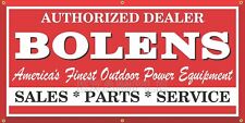 BOLENS LAWN GARDEN TRACTOR EQUIPMENT DEALER SALES OLD SCHOOL SIGN REMAKE BANNER