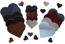 Leather hearts 100 genuine - leather,