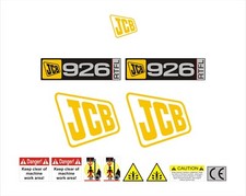 JCB 926 RTFL Forklift Decal Set