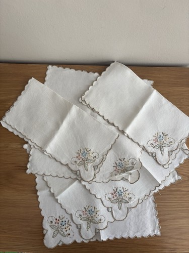 Vintage white linen or - vintage,