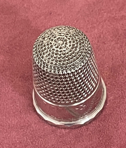 Silver thimble size james - size, 5