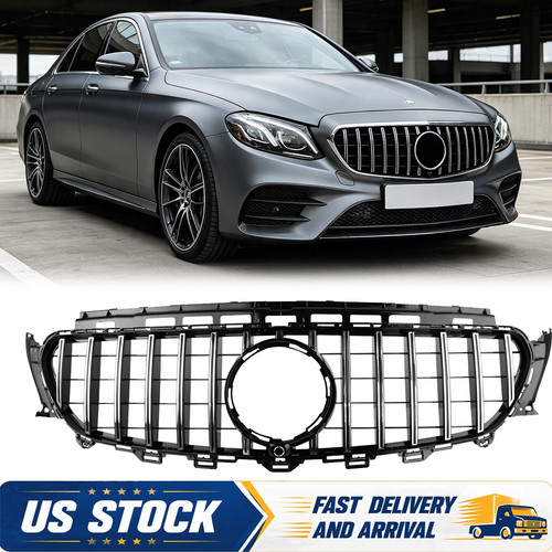 Silver front bumper grill - bumper,