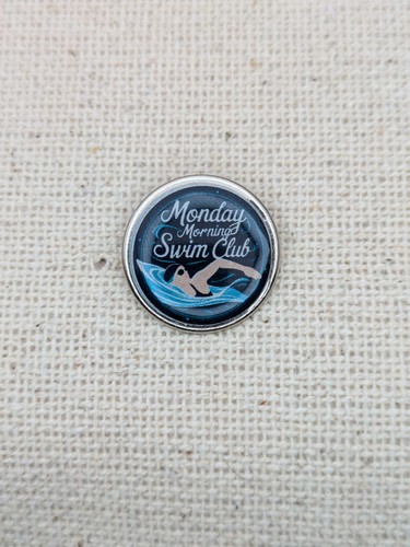 Monday morning swim club badge - club,