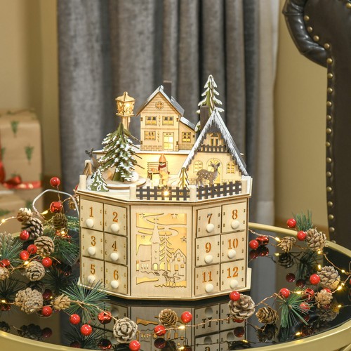 Wooden christmas advent - wooden,