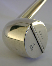 RARE STERLING SILVER SMOKING PIPE CASE BOX HOLDER VICTORIAN ANTIQUE 1900 BARON