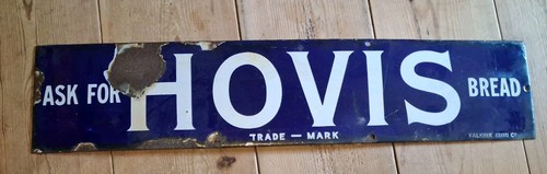 Rare hovis enamel - enamel, advertising
