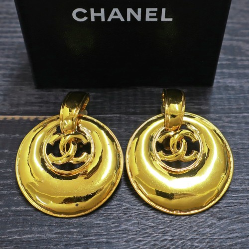Chanel gold plated logos - chanel,