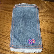 1994 Barbie High Stepper Walking Horse Denim/Fringe SADDLE BLANKET Only