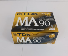 TDK MA-90 Metal Alloy Bias Type IV Blank Cassette Tape Sealed Box of 10 Tapes