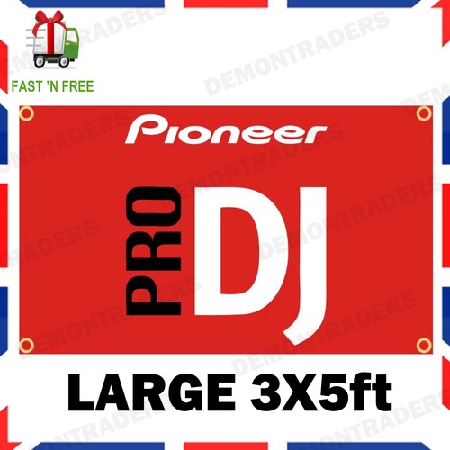Pioneer flag sign - dj,