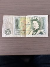 Old bank england one pound - of,