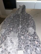 Next Girls grey Leopard Print All-In-One Jumpsuit Age 6