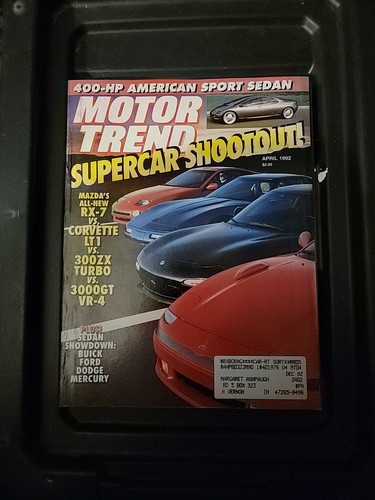 Motor trend april - -, mazda