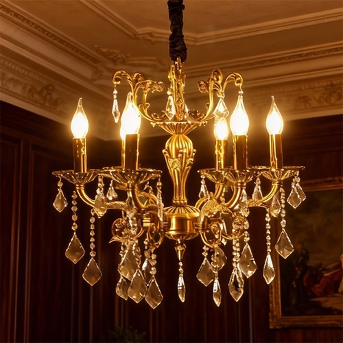 Rustic light chandelier - rustic, 6-light