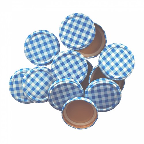 63mm gingham print jam jar - gingham,