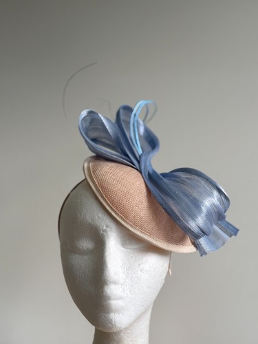 New cream saucer fascinator