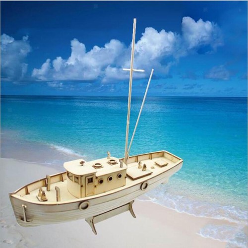 Wooden fish boat - ,