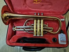 John Packer Brass Cornet JP171SWS with case and oil, very good condition