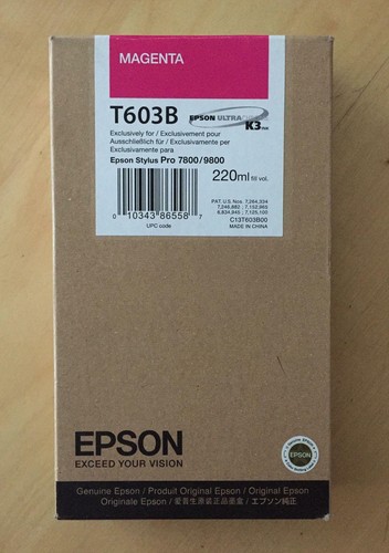 Genuine epson ink t603b - ink,