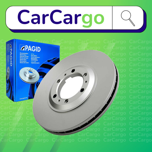 Pagid vented front brake discs - vented,