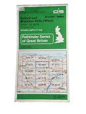 OS Ordnance Survey, Pathfinder Map, Sheet SS 83/93 - 1235 Exford & Brendon Hills