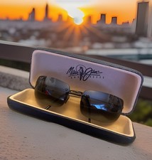 Designer Sunglasses Maui Jim Flexon MJ-351-02 Japan Comes With Case
