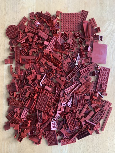 Lego dark red 500g bulk - red,