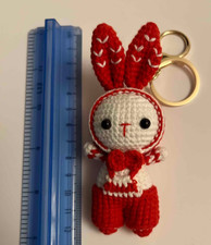 Amigurumi Red Christmas Bunny