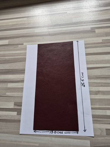 Quarter binding maroon - quarter,