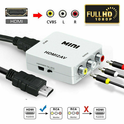 Hdmi rca converter - av,