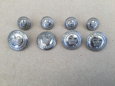 OBSOLETE POLICE BUTTONS,  DENBIGHSHIRE CONSTABULARY / POLICE FULL SET