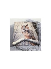 Long Eared Owl Cushion Cover
