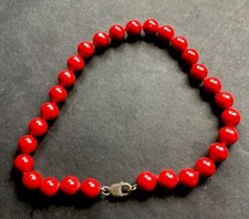 KAZURI Bead Red Necklace made in Kenya