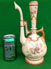 ROYAL WORCESTER - BLUSH IVORY PERSIAN EWER - 1891 - SHAPE No. 1191 - A/F.