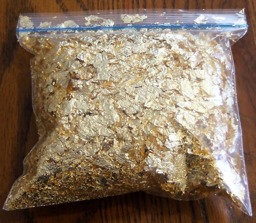 Grams gold leaf flake huge - 5,