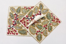 Handmade Beaded Placemats Set