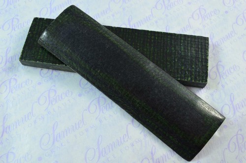Pair army green burlap - of,