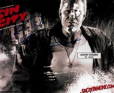 MICKEY ROURKE Signed Sin City