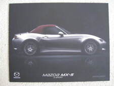 Mazda MX-5 Z-Sport. 2018 UK Sales Brochure.