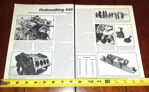 Ford 460 engine - engine, performance