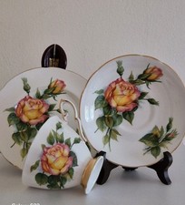 Rare Vintage Paragon Bone China Porcelain Trio Harry Wheatcroft "Peace"