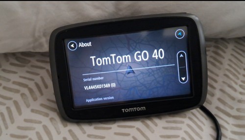 Tomtom satnav car - car, a
