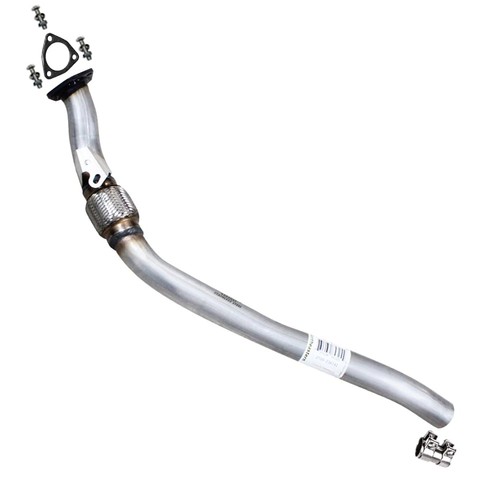 Stainless steel exhaust - exhaust, front