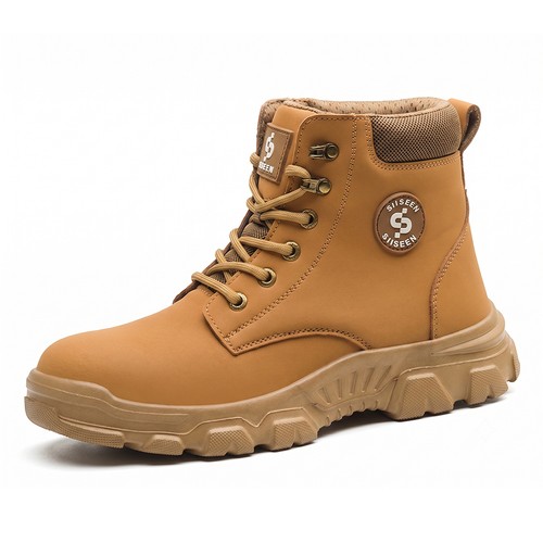 Steel toe cap leather ankle - cap,