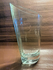 Heavy Crystal Glass Vase -