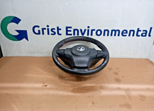 2014 VAUXHALL CORSA D LEATHER MULTIFUNCTION STEERING WHEEL AND AIRBAG  (369)