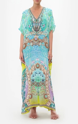 Camilla slim fit kaftan - fit, split