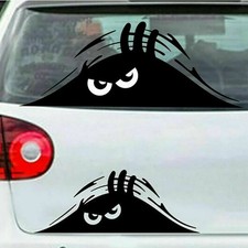 Black Car Monster Peeking