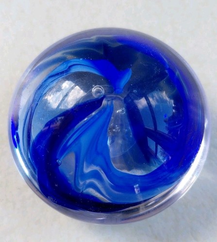 Uredale glass blue disc - glass,