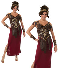 Greek Goddess Roman Lady Fancy Dress Costume Spartan Warrior